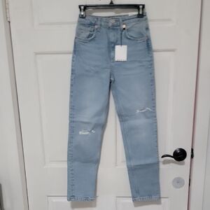 New Zara Women's Skinny Jeans High-Rise Ankle Length Premium Denim Limited Ed.